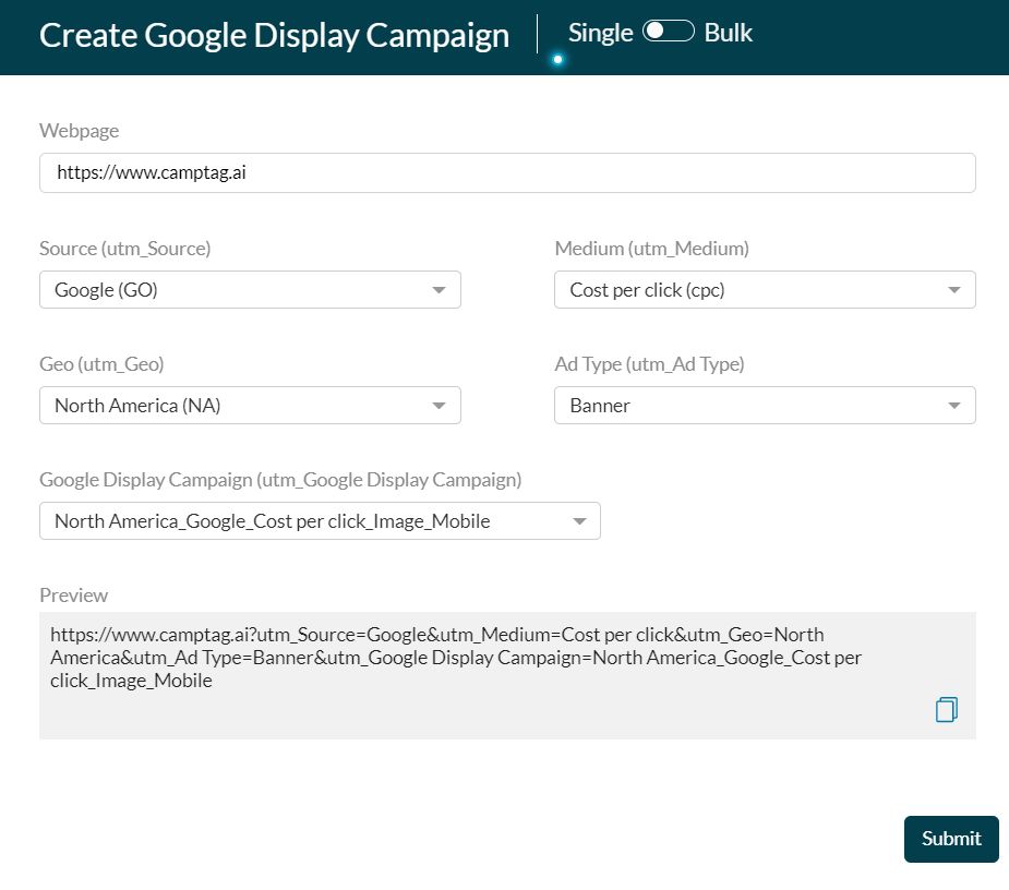 Creating Campaign URLs