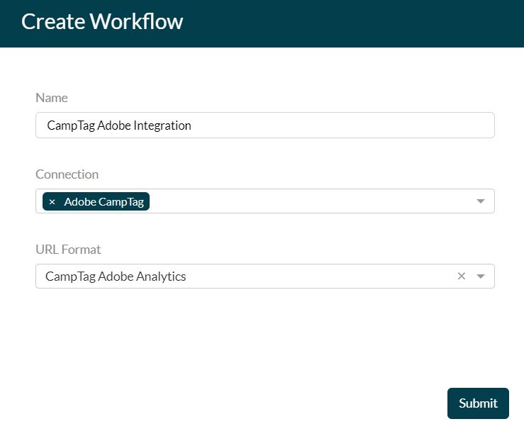 Creating a Workflow in CampTag